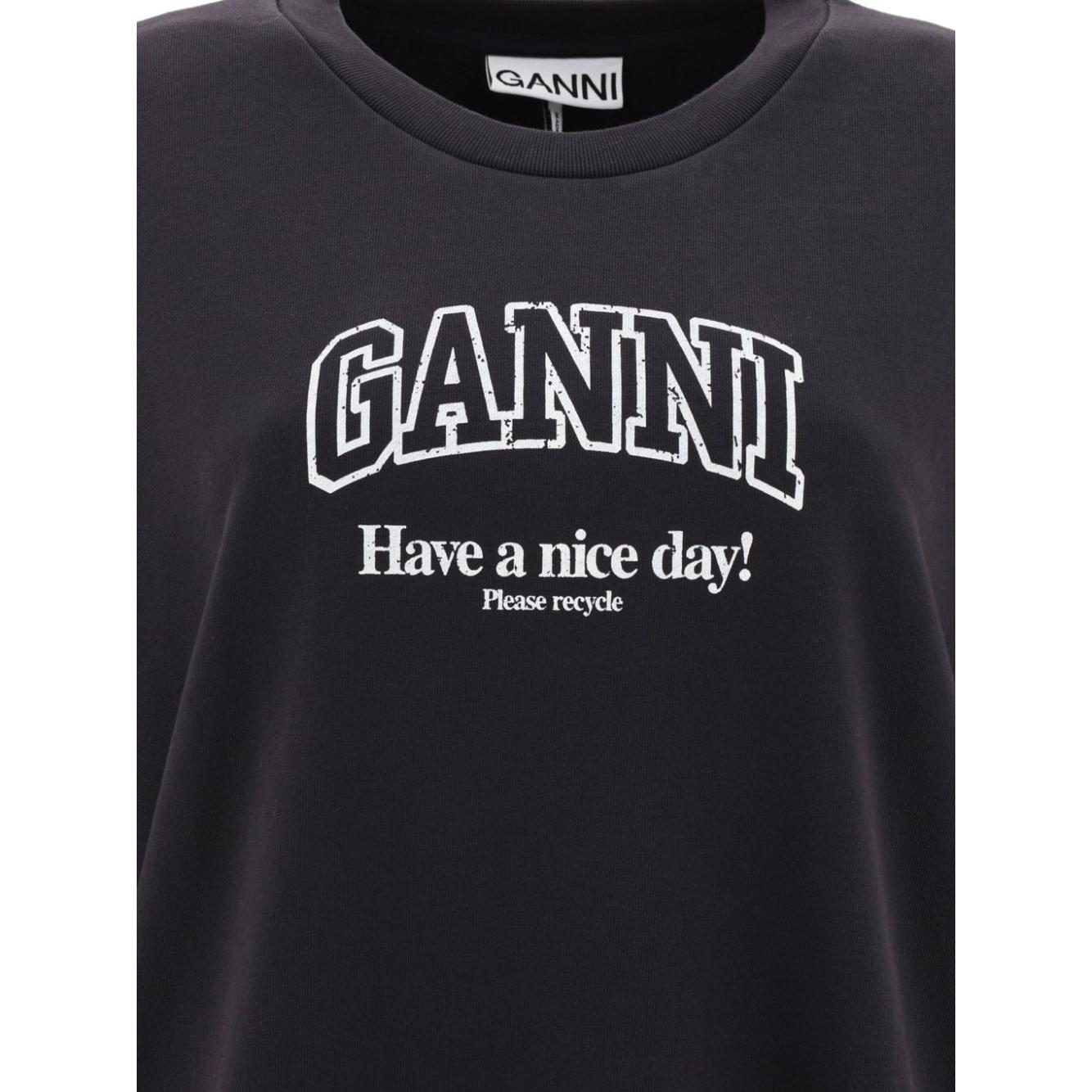 GANNI Sweaters Grey Topwear Ganni