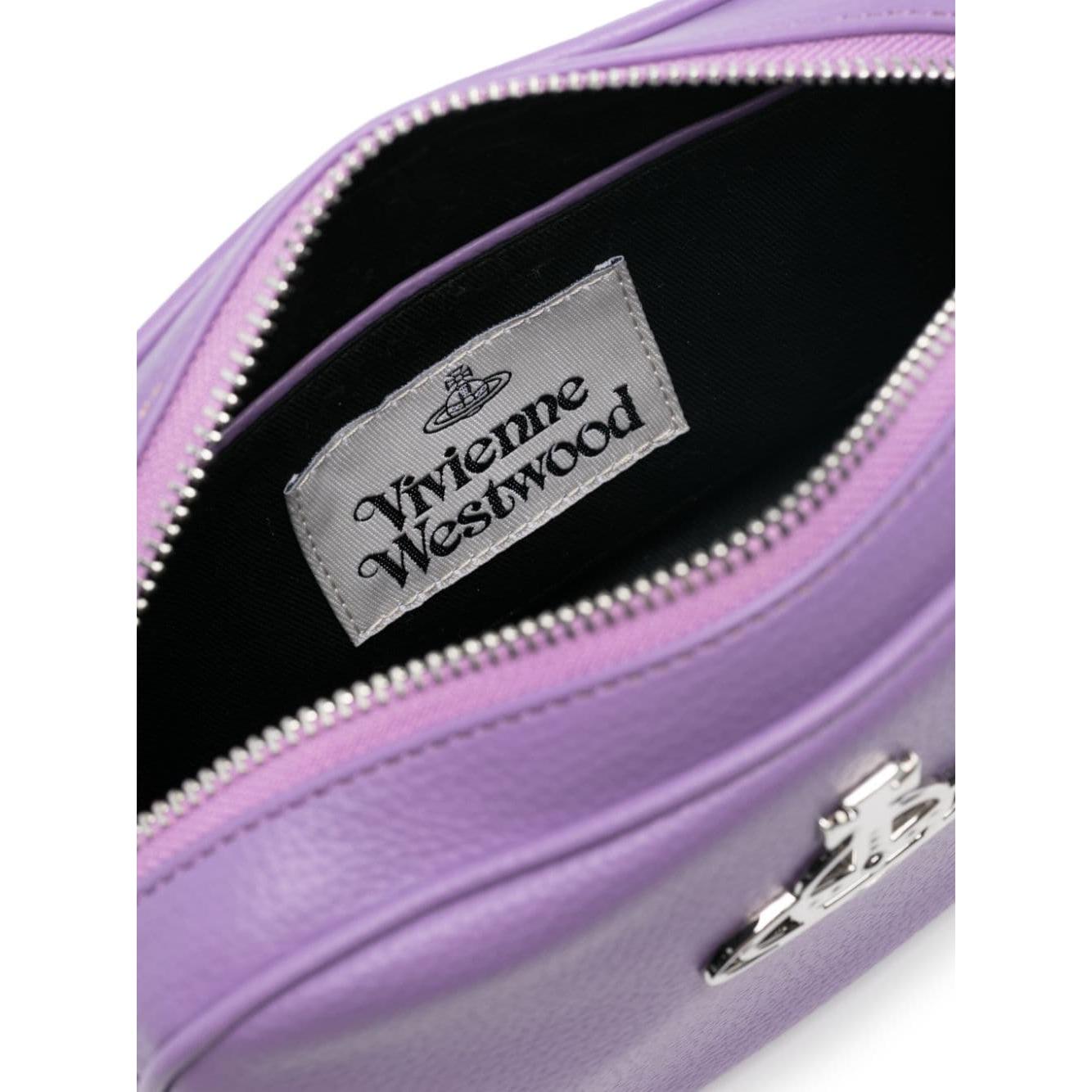 Vivienne Westwood faux leather Shoulder Bag Purple