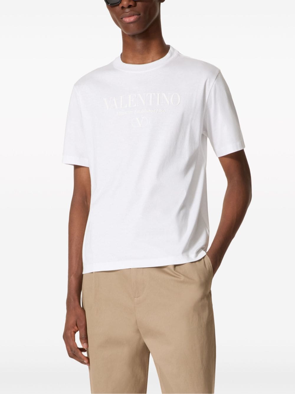 Valentino T-shirts and Polos White Topwear Valentino