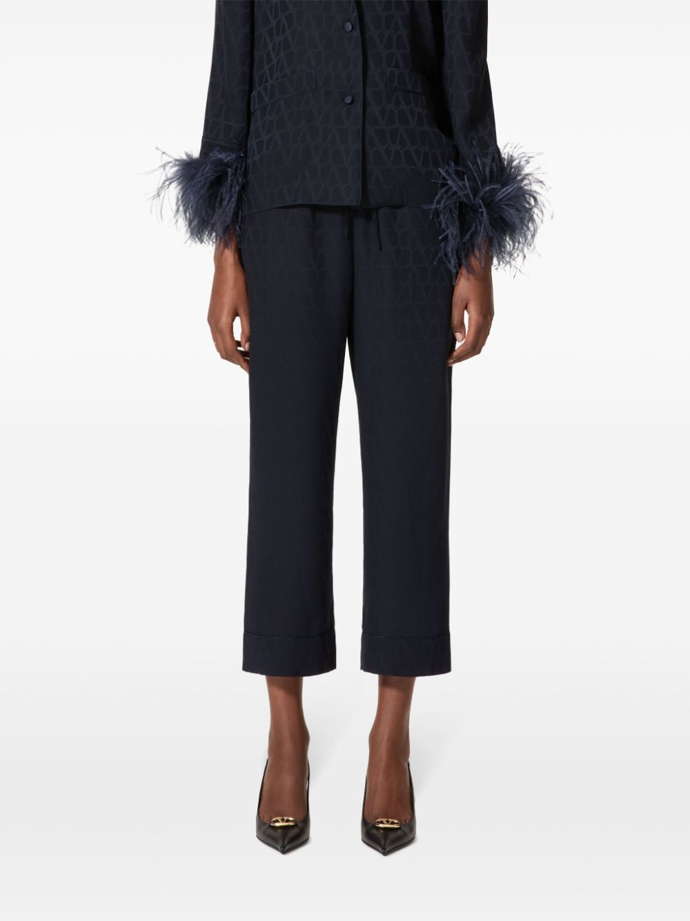 Valentino Trousers Blue Trousers Valentino