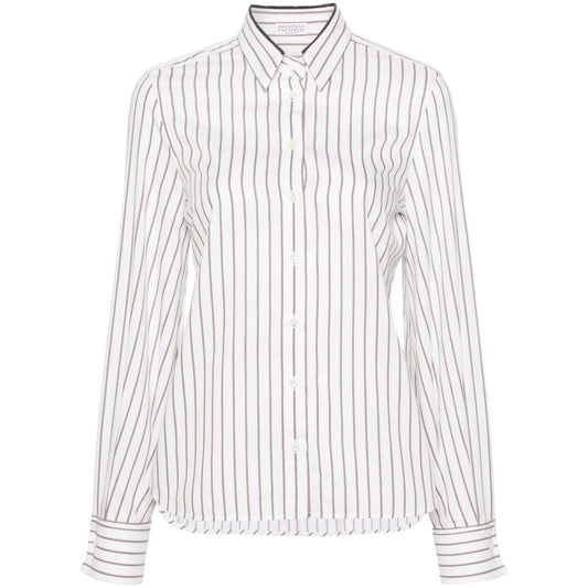 Brunello Cucinelli Shirts White Shirts Brunello Cucinelli