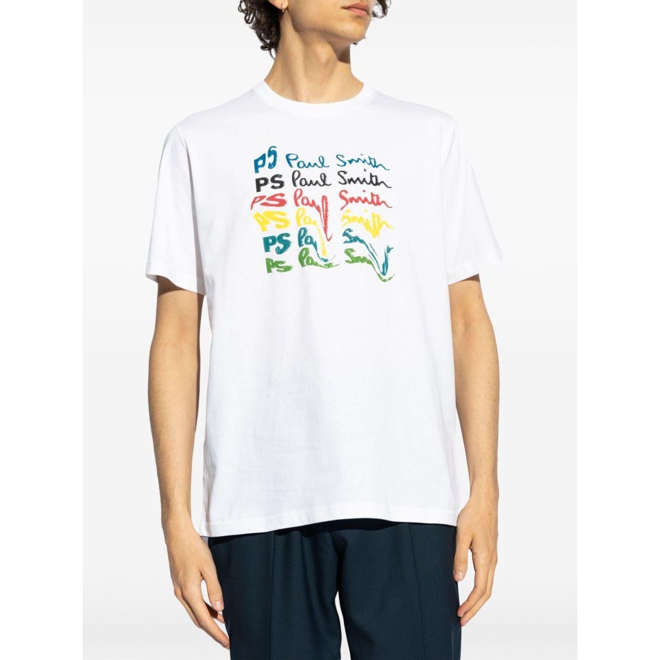 PS By Paul Smith T-shirts and Polos White Topwear PS By Paul Smith