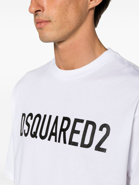 Dsquared2 T-shirts and Polos White Topwear Dsquared2