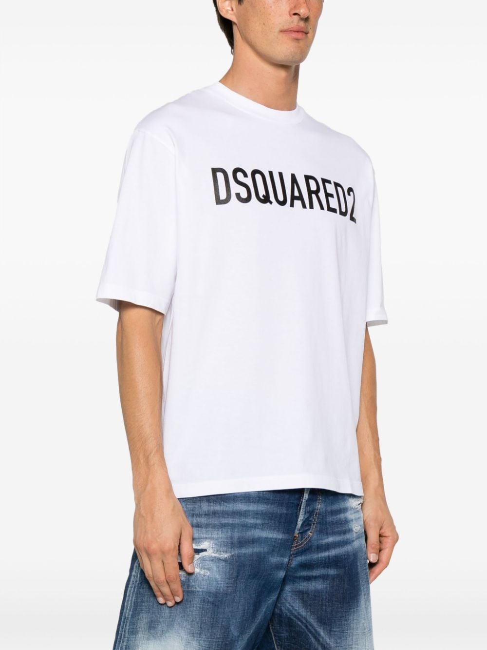 Dsquared2 T-shirts and Polos White Topwear Dsquared2