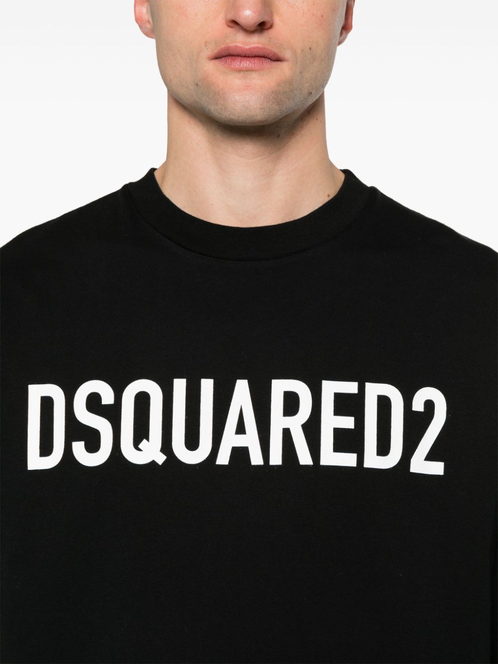 Dsquared2 T-shirts and Polos Black Topwear Dsquared2