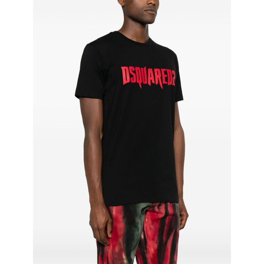 Dsquared2 T-shirts and Polos Black Topwear Dsquared2