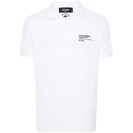 Dsquared2 T-shirts and Polos White Topwear Dsquared2