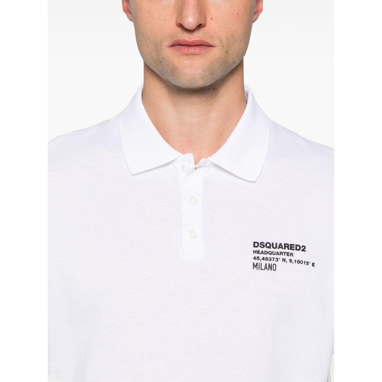 Dsquared2 T-shirts and Polos White Topwear Dsquared2