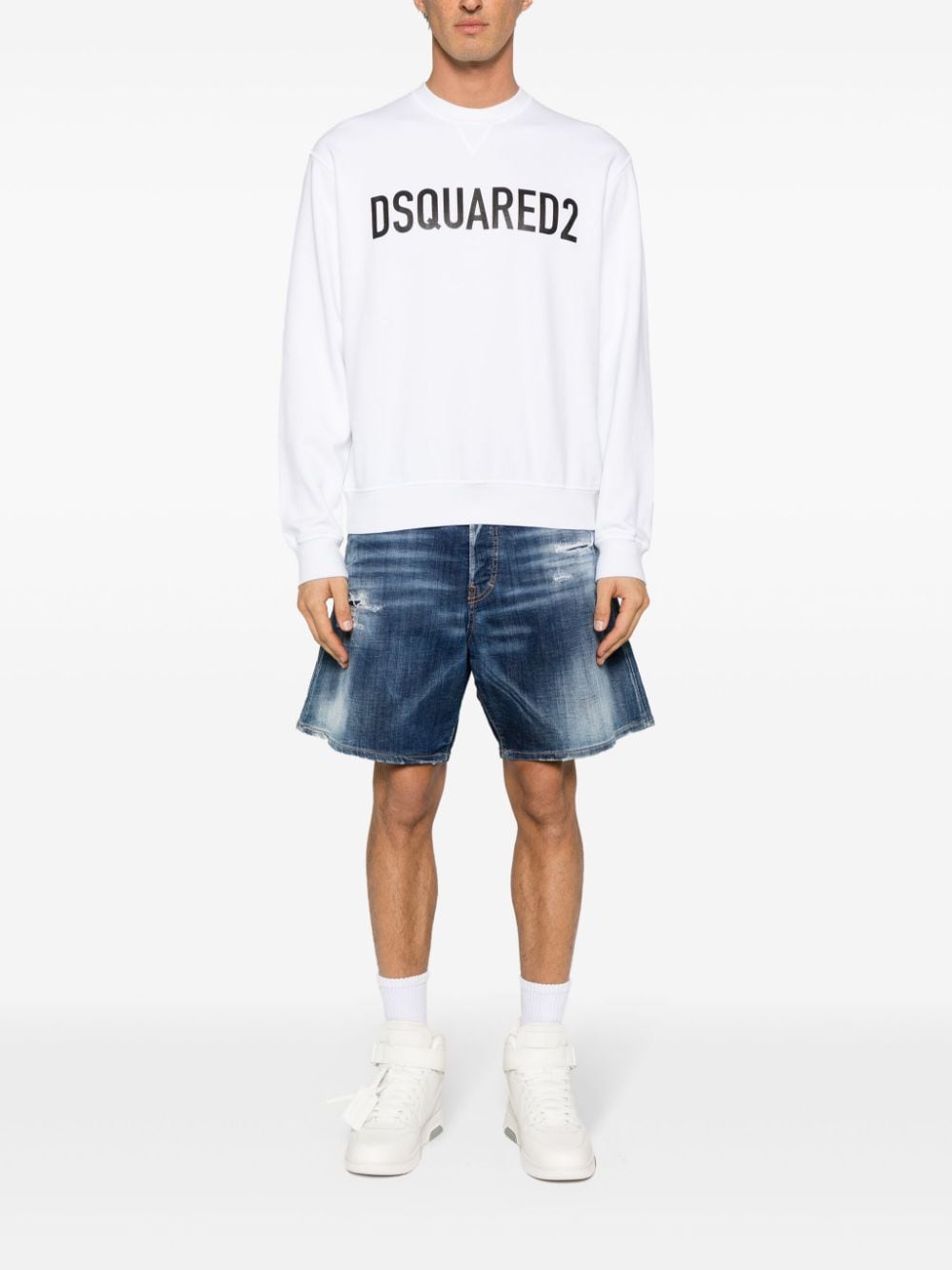 Dsquared2 Sweaters White Topwear Dsquared2