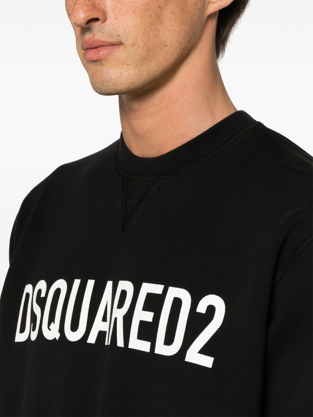 Dsquared2 Sweaters Black Topwear Dsquared2