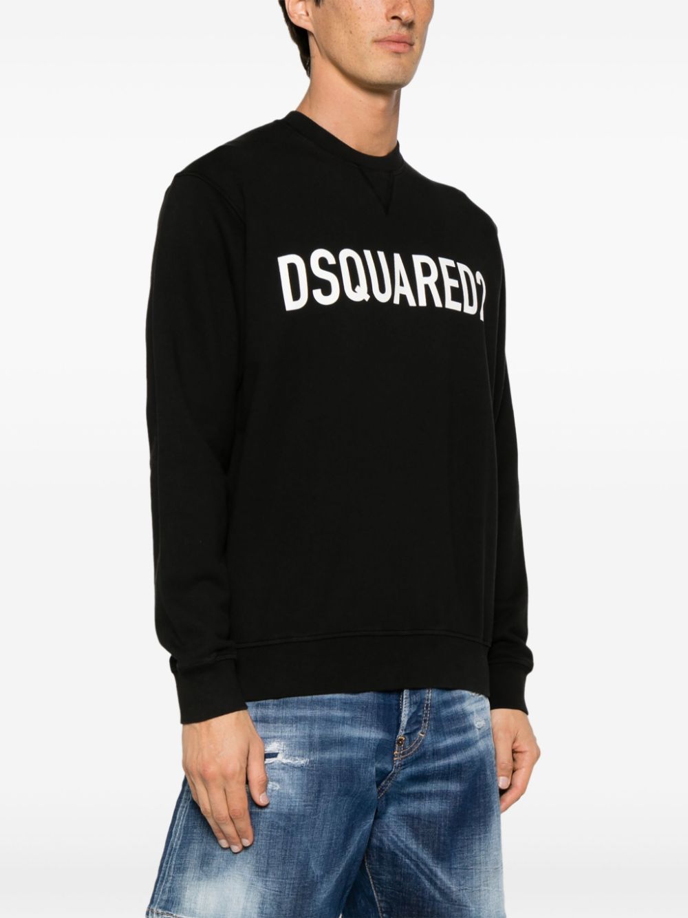 Dsquared2 Sweaters Black Topwear Dsquared2