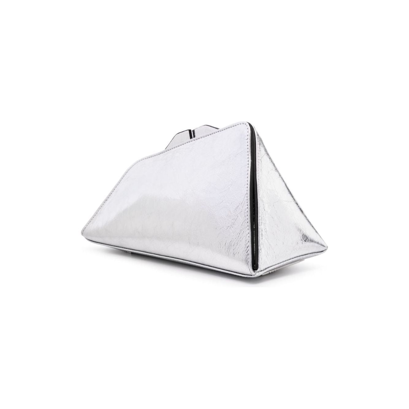 The Attico Bags.. Silver Clutches The Attico