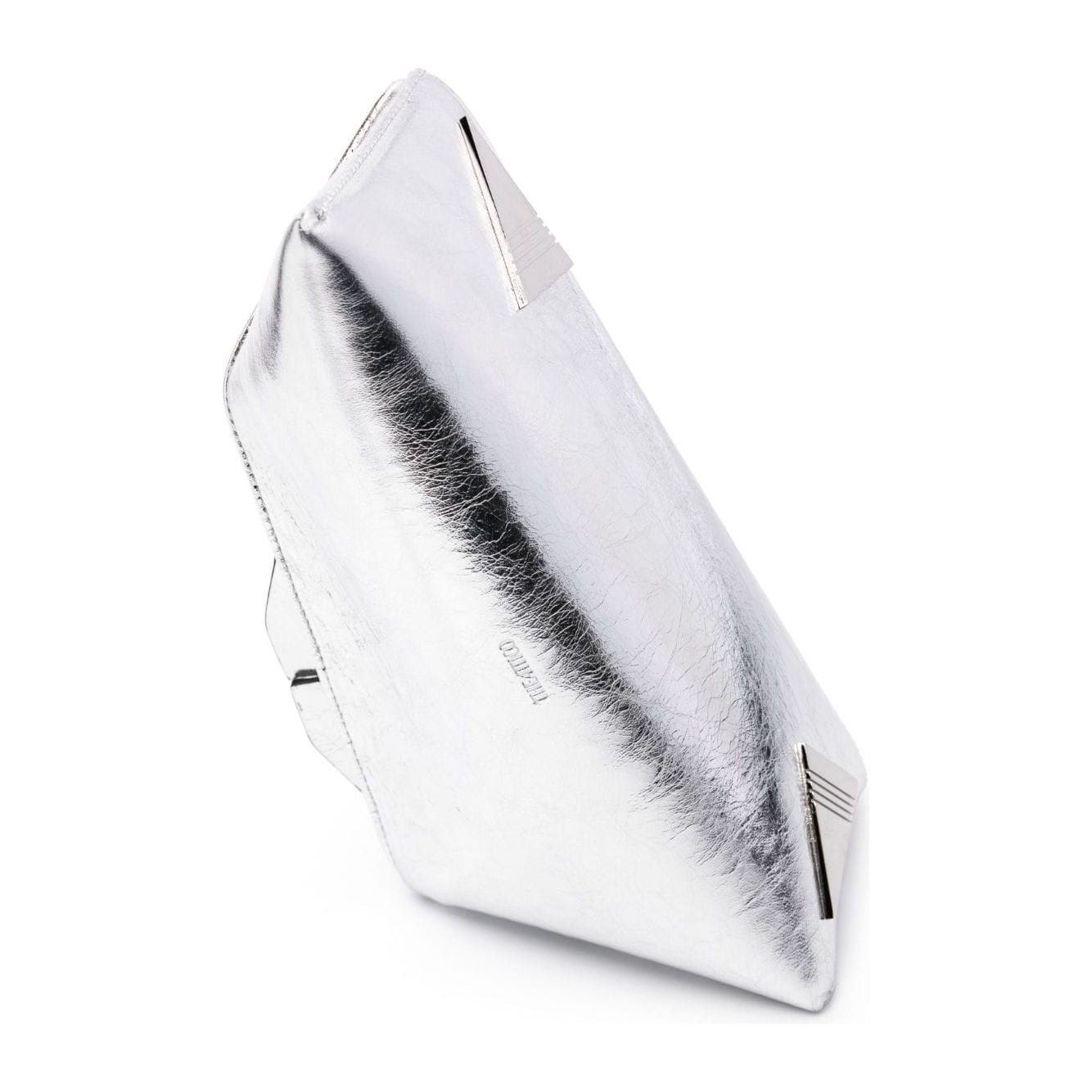 The Attico Bags.. Silver Clutches The Attico