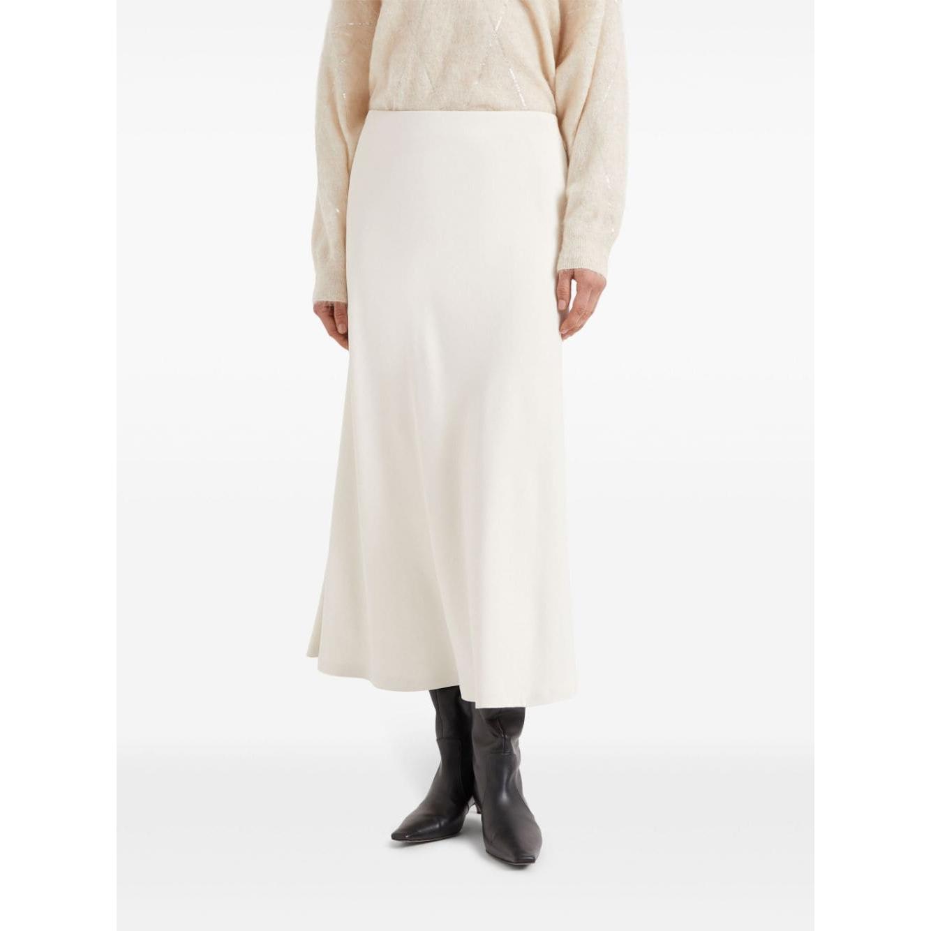 Brunello Cucinelli Skirts Ivory Skirts Brunello Cucinelli