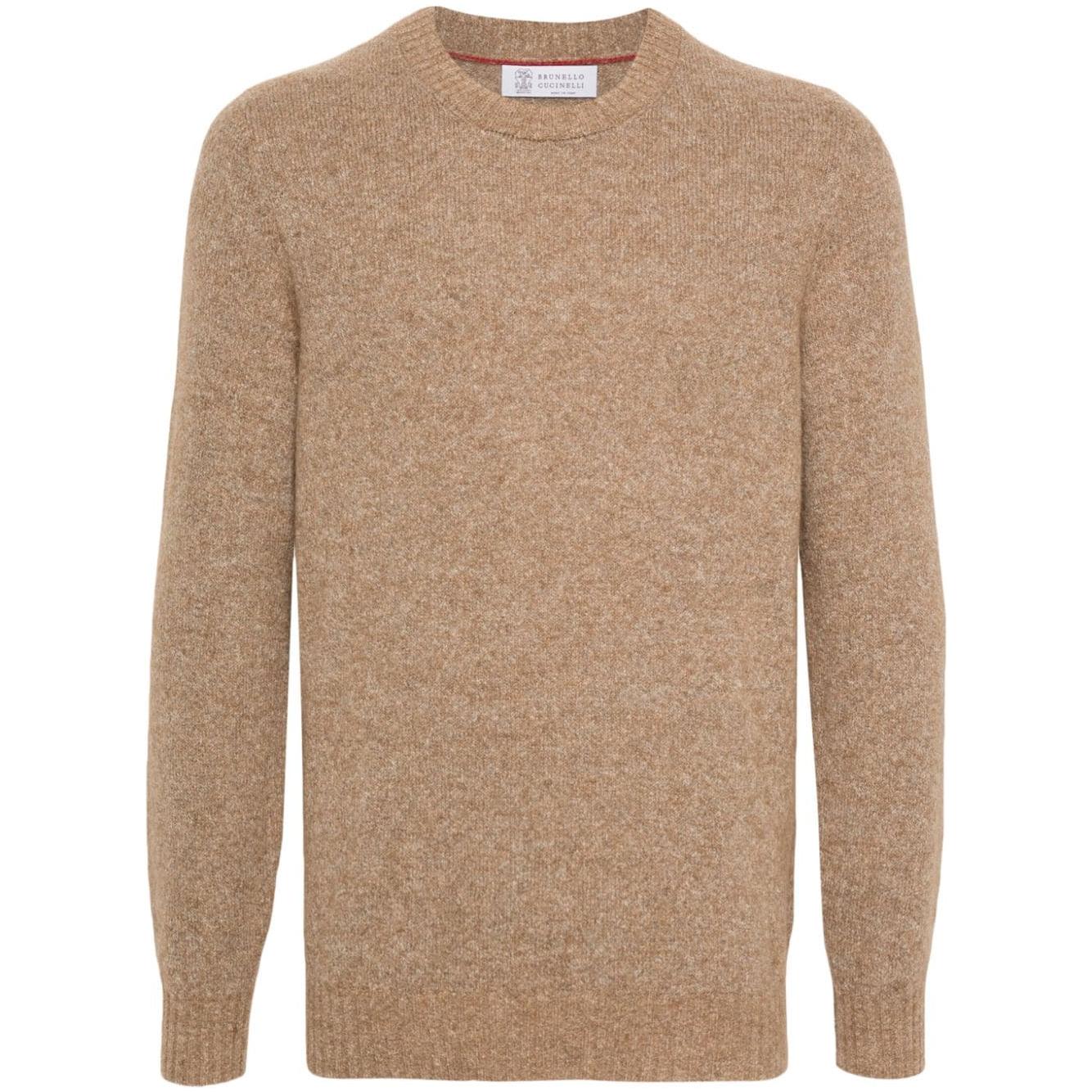 Brunello Cucinelli Sweaters Camel Topwear Brunello Cucinelli