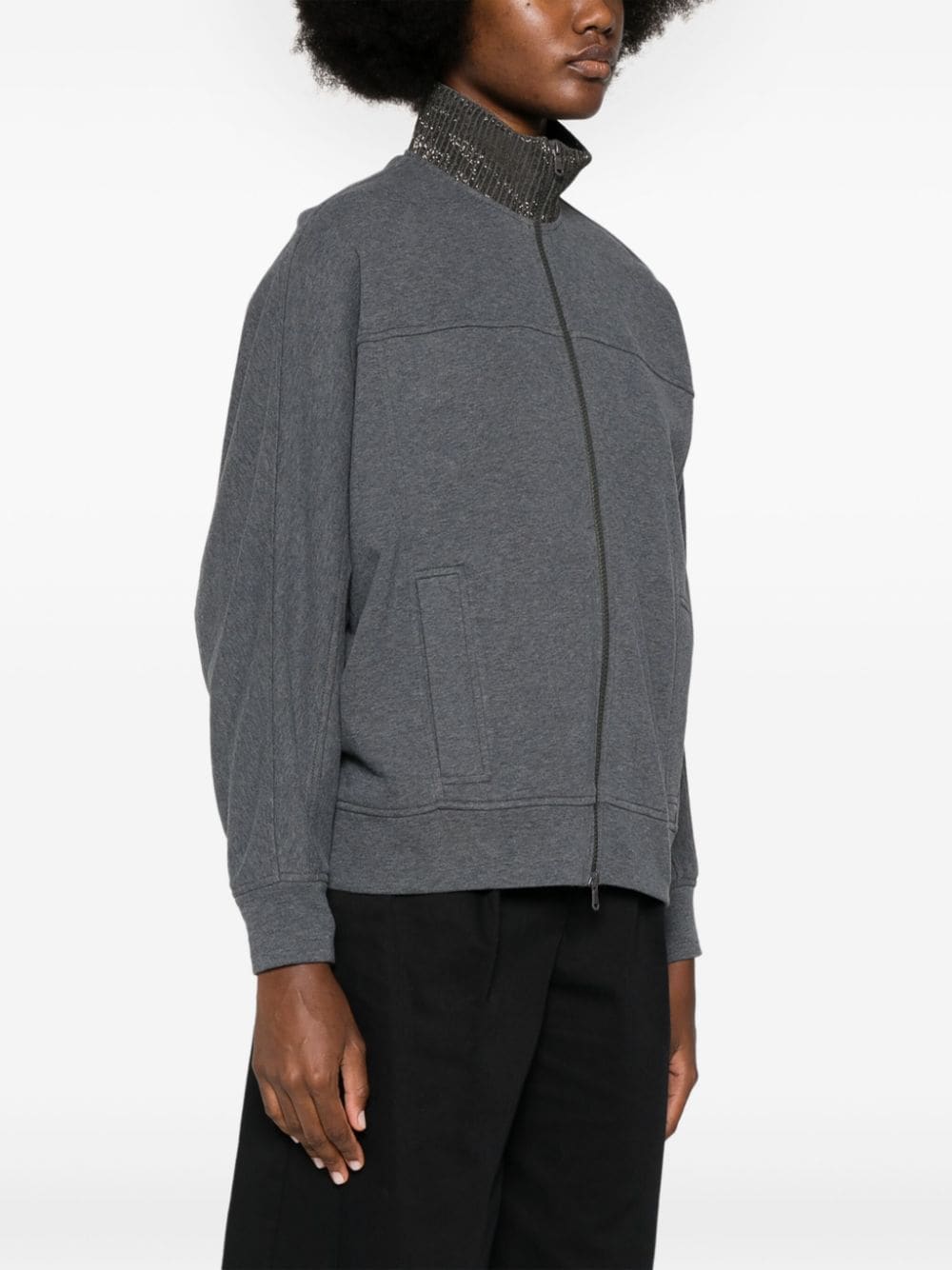 Brunello Cucinelli Sweaters Grey