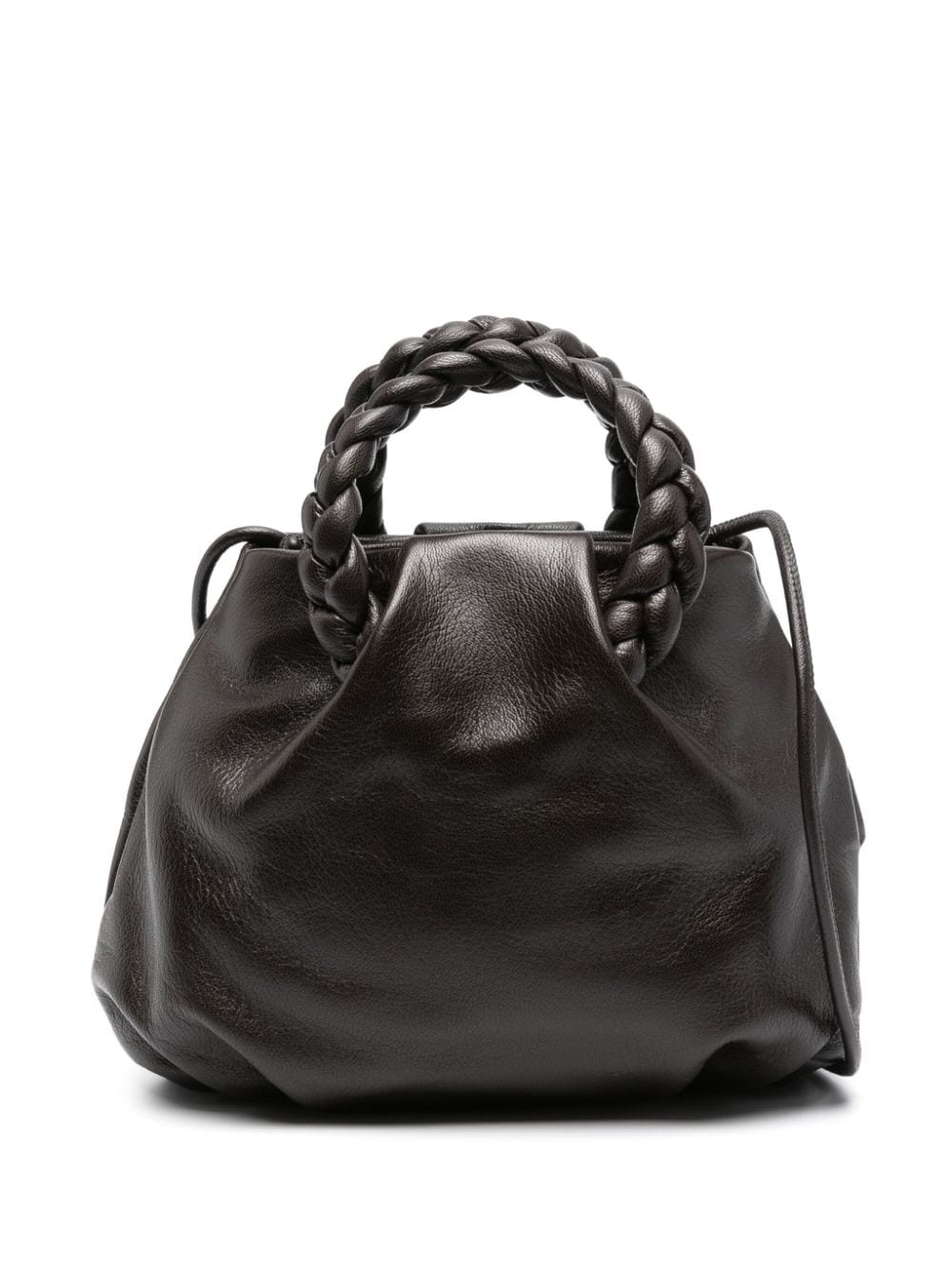 HEREU lambskin Handbag Brown Handbag Hereu