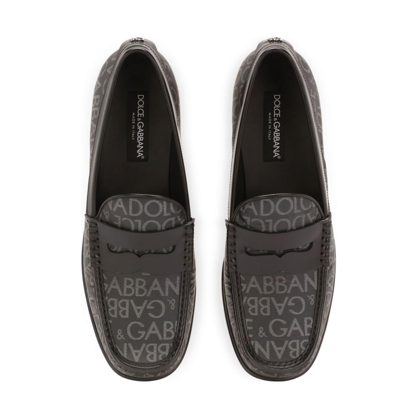 Dolce & Gabbana Flat shoes Black Moccasins Dolce & Gabbana