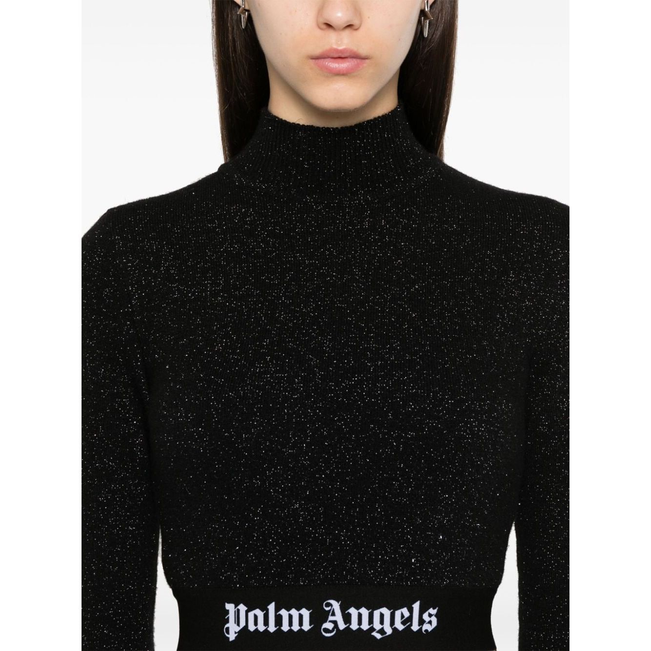 Palm Angels Top Black Topwear Palm Angels