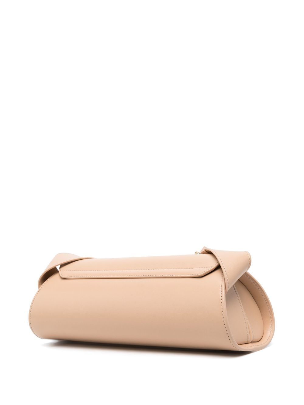 Jil Sander Cannolo Leather Small Shoulder Bag  Beige Shoulder Jil Sander