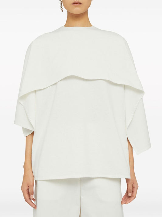 Jil Sander T-shirts and Polos White Topwear Jil Sander