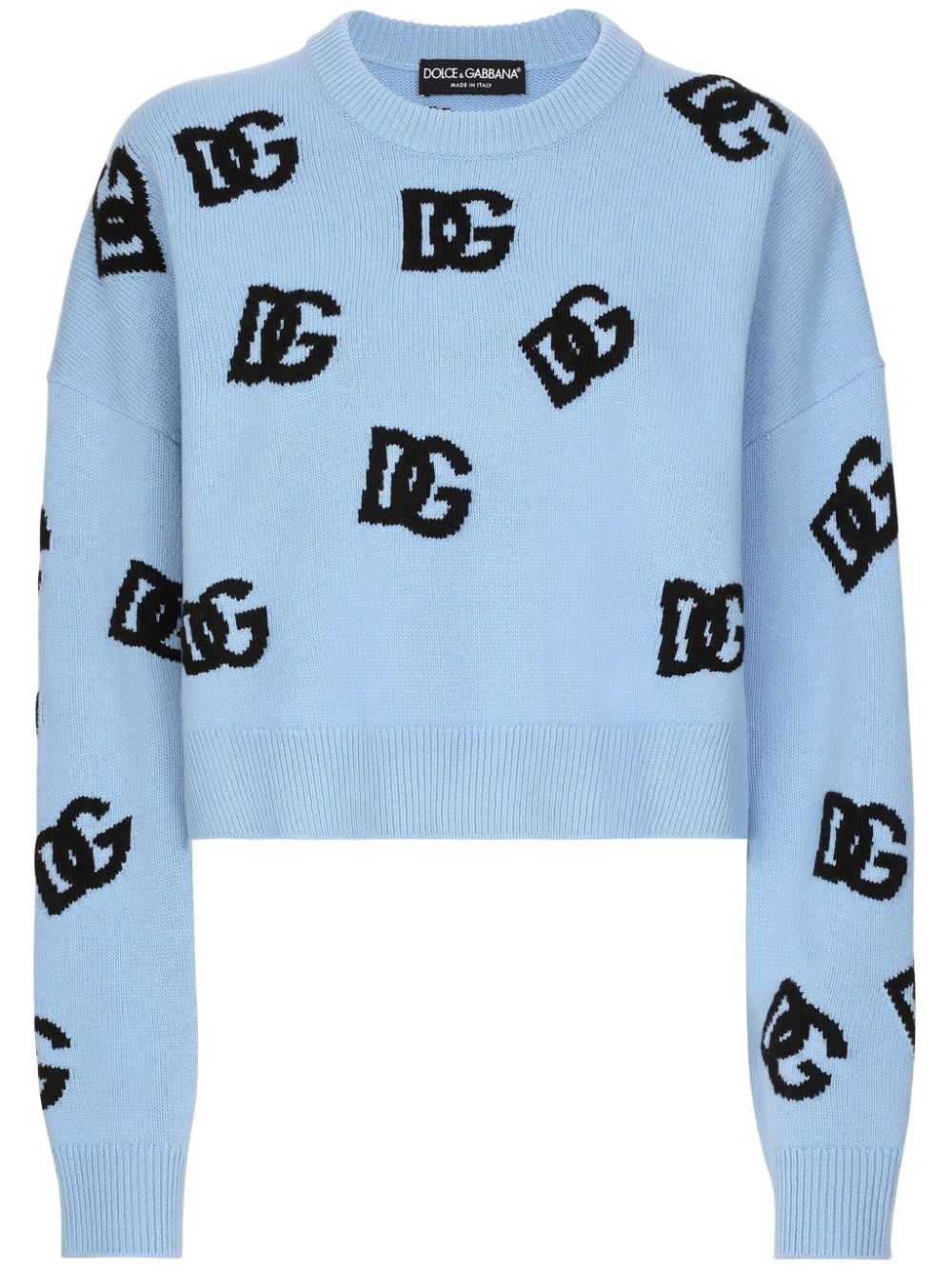 Dolce & Gabbana Sweaters Clear Blue Topwear Dolce & Gabbana