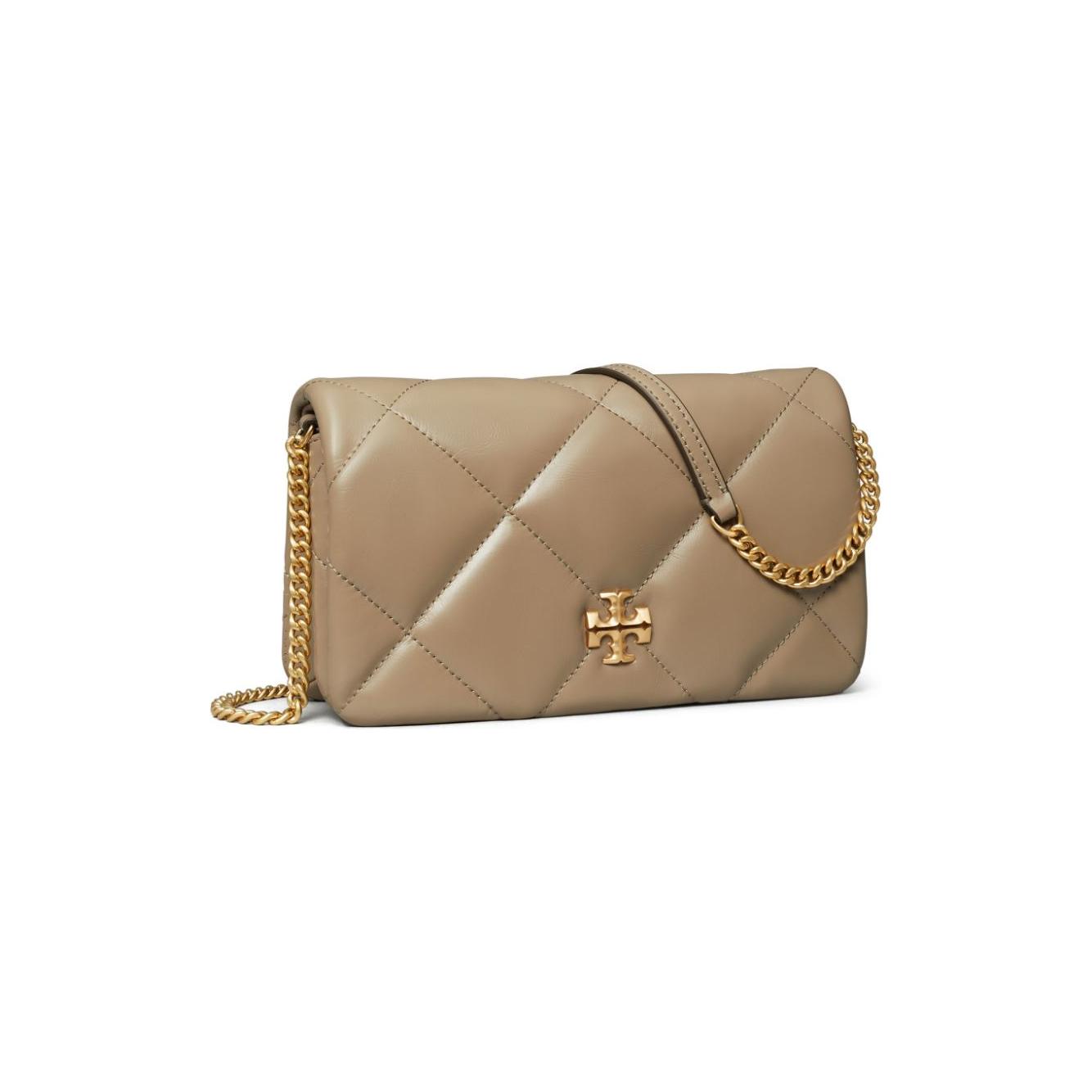 Tory Burch brown nappa leather quilted Bag Clutches Tory Burch