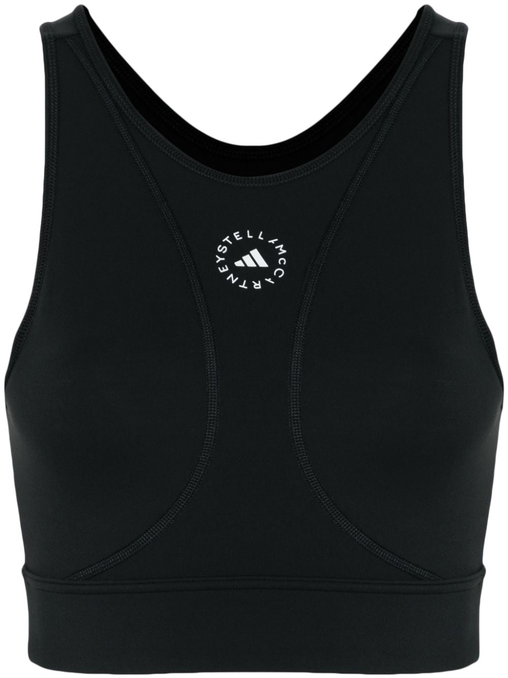 Adidas By Stella McCartney Top Black Topwear Adidas By Stella McCartney