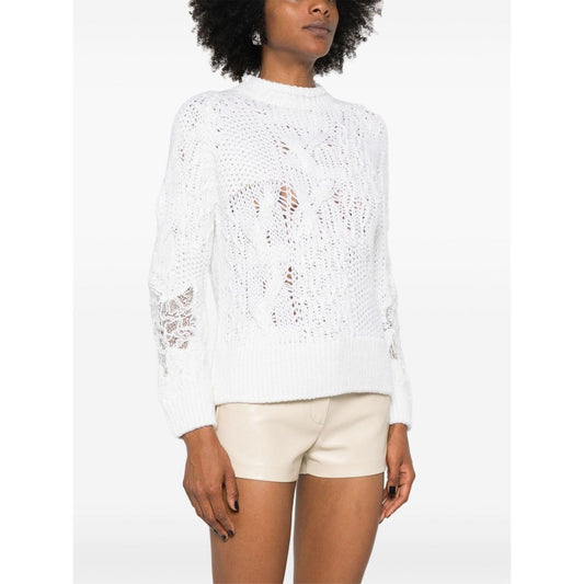 Ermanno Scervino Sweaters White Topwear Ermanno Scervino