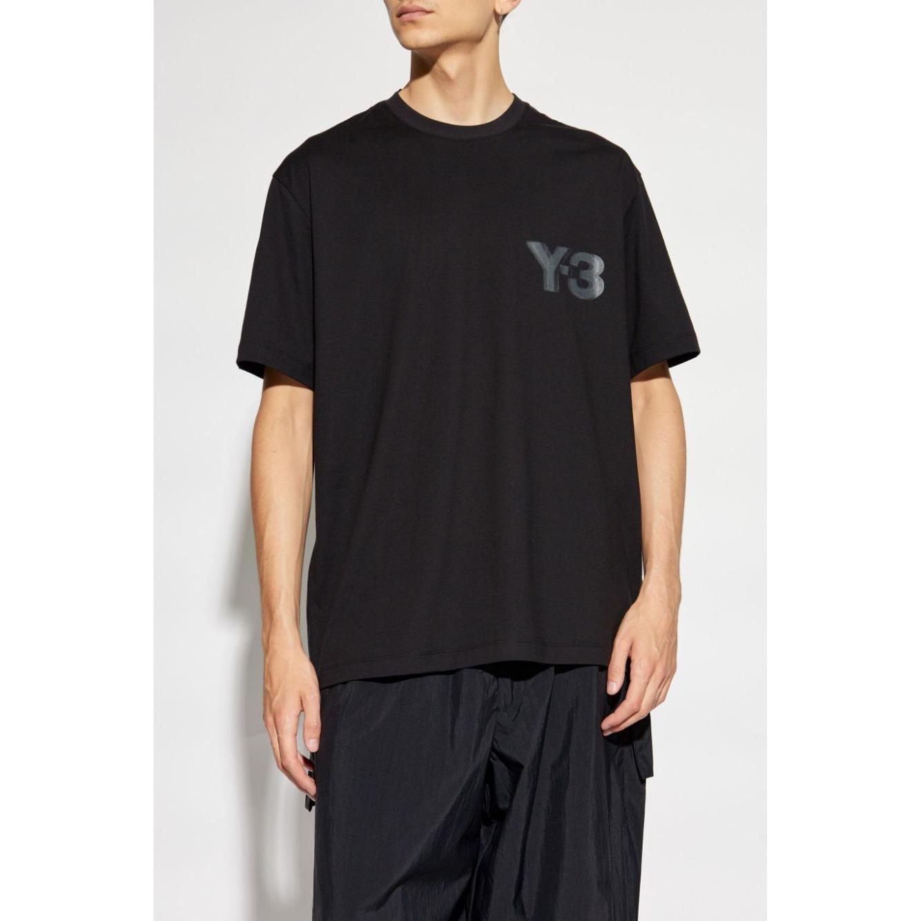 Y-3 Y-3 T-shirts and Polos Black Topwear Y-3