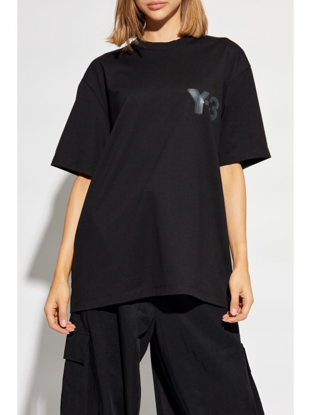 Y-3 Y-3 T-shirts and Polos Black Topwear Y-3