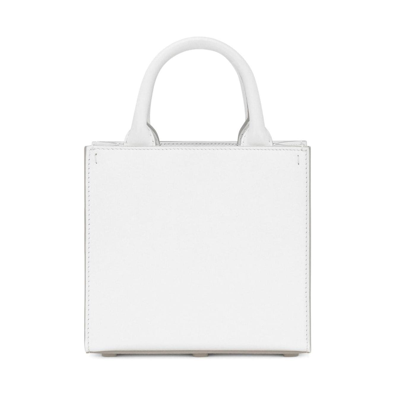 Dolce & Gabbana DG Daily Calf Leather Tote Bag White Shoulder Dolce & Gabbana