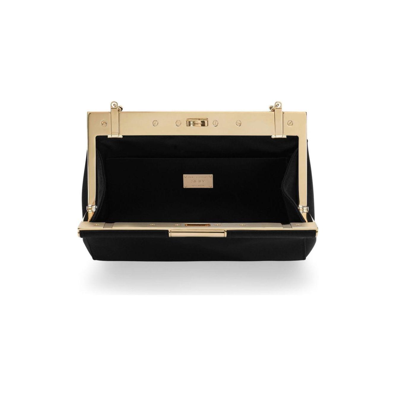 Dolce & Gabbana black leather Clutch Bag Shoulder Dolce & Gabbana