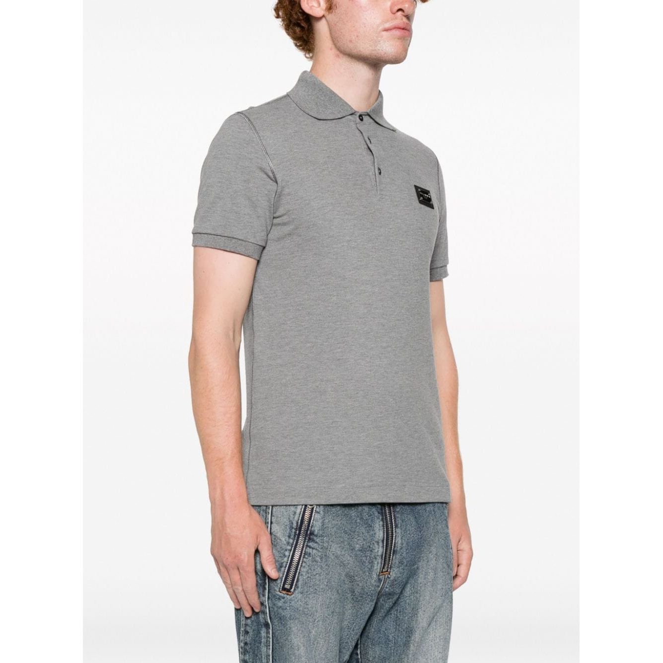 Dolce & Gabbana T-shirts and Polos Grey Topwear Dolce & Gabbana