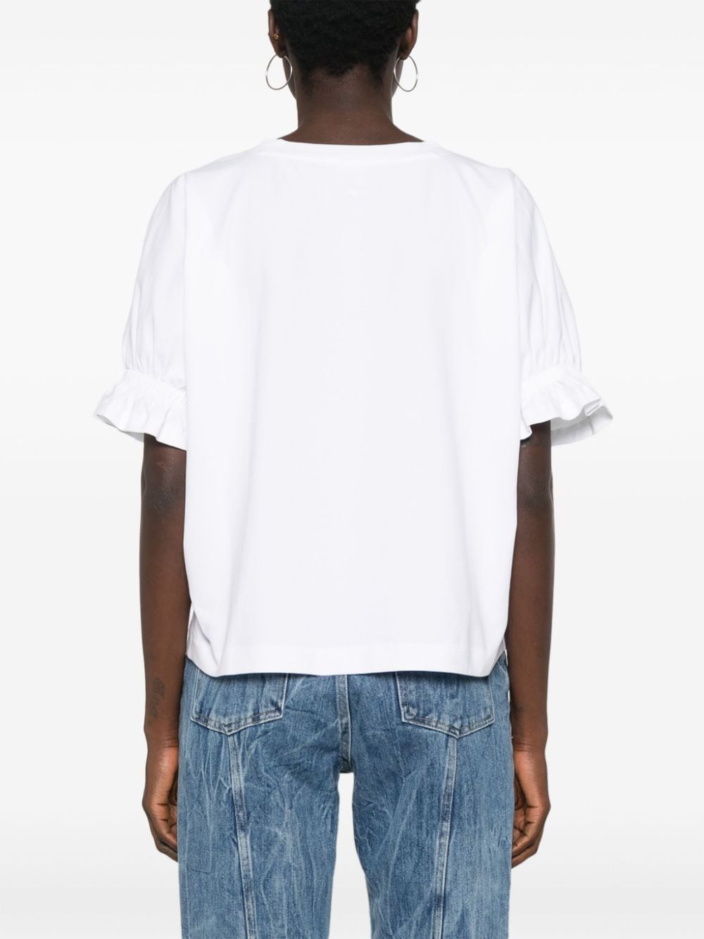 Emporio Armani T-shirts and Polos White Topwear Emporio Armani