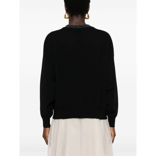 Brunello Cucinelli Sweaters Black Topwear Brunello Cucinelli