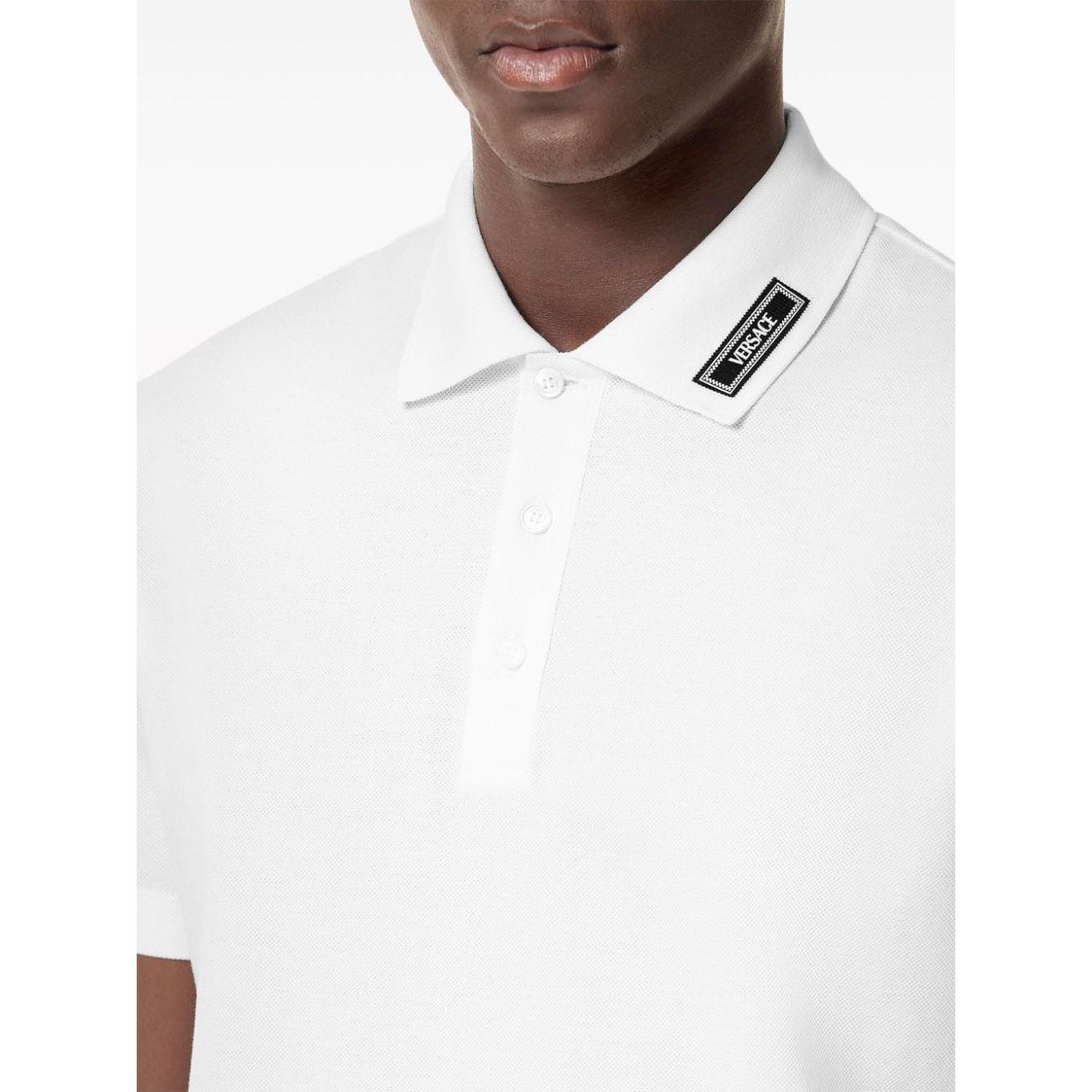 Versace T-shirts and Polos White Topwear Versace