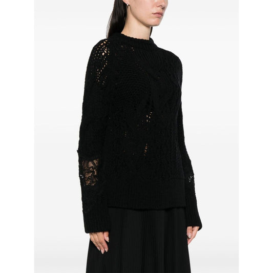 Ermanno Scervino Sweaters Black Topwear Ermanno Scervino