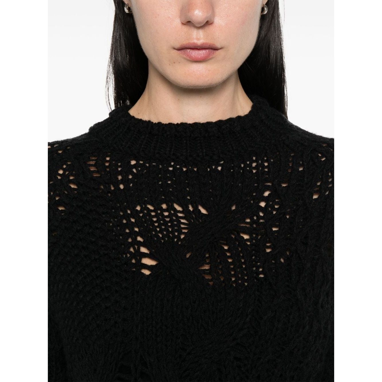 Ermanno Scervino Sweaters Black Topwear Ermanno Scervino