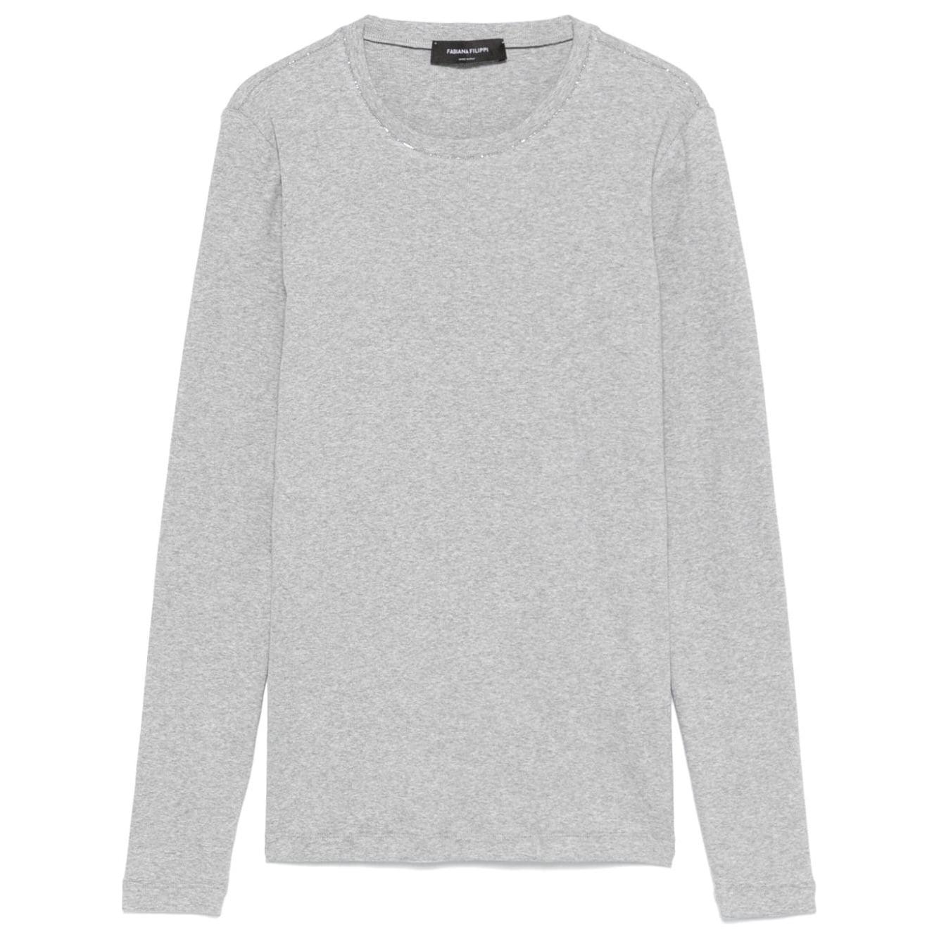 Fabiana Filippi T-shirts and Polos Grey Topwear Fabiana Filippi