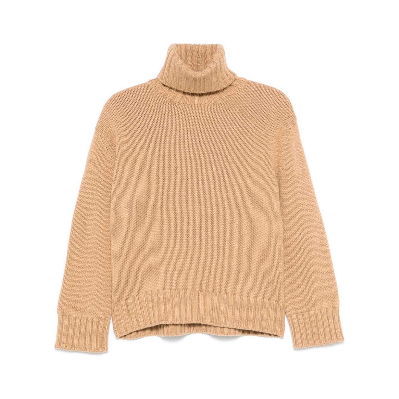 Fabiana Filippi Sweaters Camel Topwear Fabiana Filippi