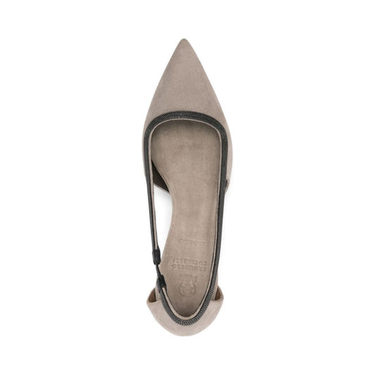 Brunello Cucinelli With Heel Grey High Heel Brunello Cucinelli