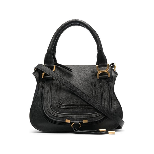 Chloè black calf leather grained Bag Handbag Chloè