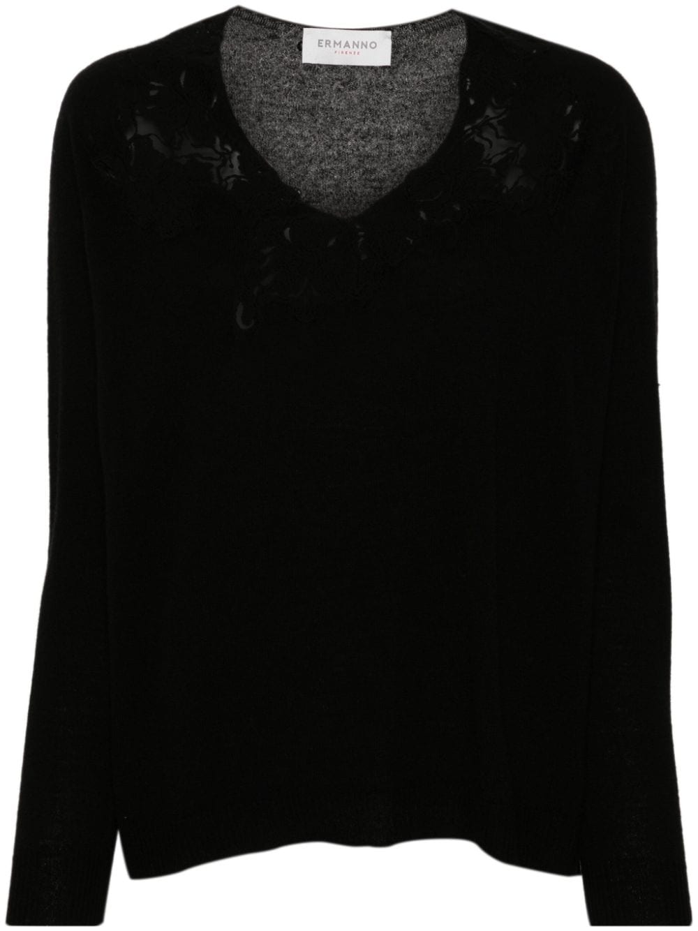 ERMANNO FIRENZE Sweaters Black Topwear Ermanno Firenze