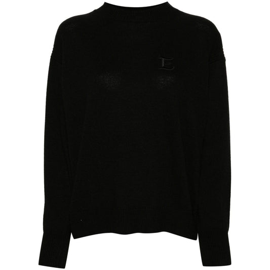 Ermanno Firenze ERMANNO FIRENZE Sweaters Black Topwear Ermanno Firenze