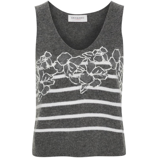 ERMANNO FIRENZE Top Grey Topwear Ermanno Firenze