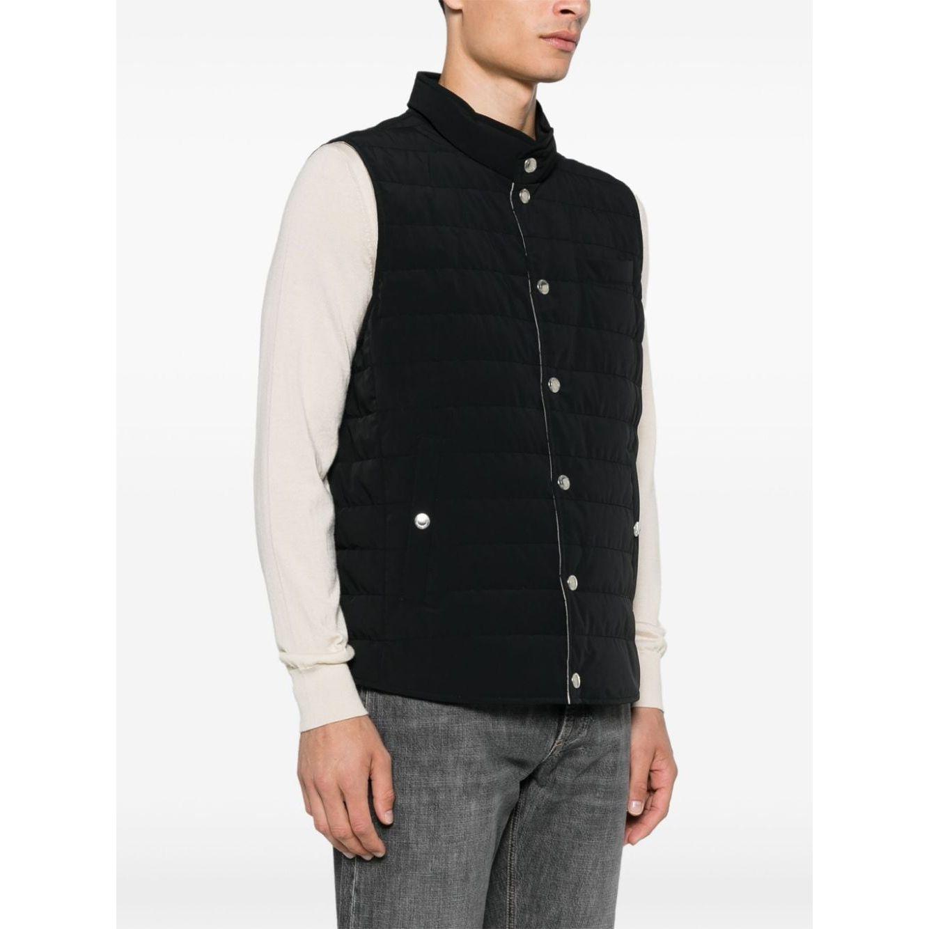 Brunello Cucinelli Jackets Black Vests Brunello Cucinelli