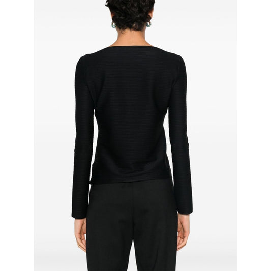 Emporio Armani Sweaters Black Topwear Emporio Armani