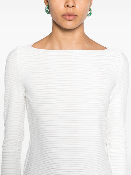 Emporio Armani Sweaters White Topwear Emporio Armani