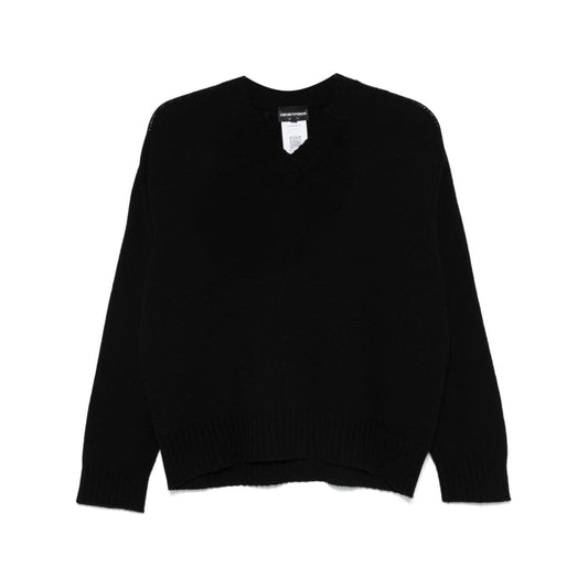 Emporio Armani Sweaters Black Topwear Emporio Armani